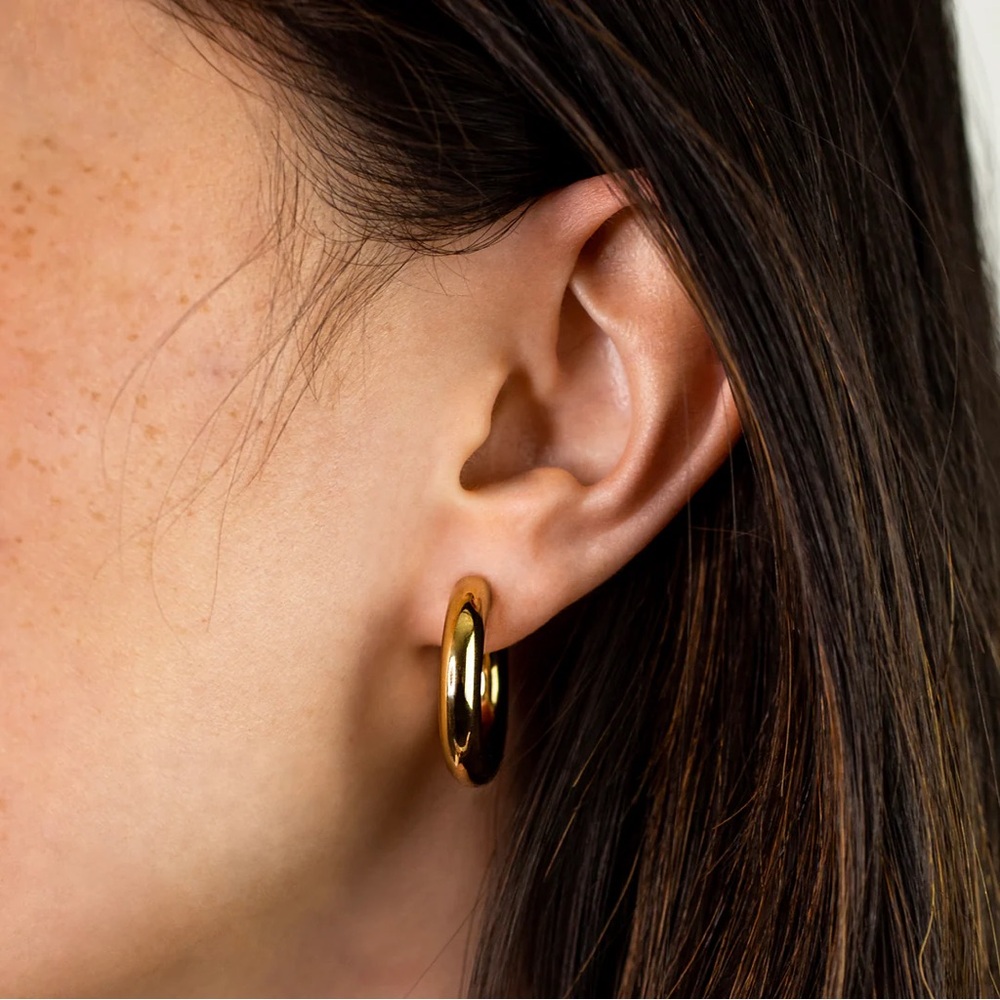 Elegant Gold Hoop Earrings